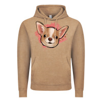 Vintage Coffee chihuahua pink glitter Vintage Hoodie - Jasminsmagicworld