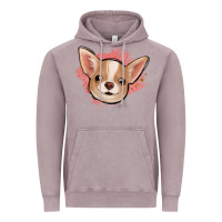 Vintage Zinc chihuahua pink glitter Vintage Hoodie - Jasminsmagicworld