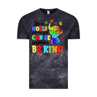 Cloud Black in a world where you can be anything be kind Vintage Tee - MaliasSmallBusiness