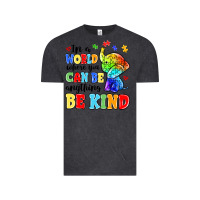 Vintage Black in a world where you can be anything be kind Vintage Tee - MaliasSmallBusiness