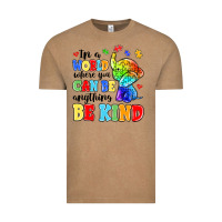 Vintage Coffee in a world where you can be anything be kind Vintage Tee - MaliasSmallBusiness