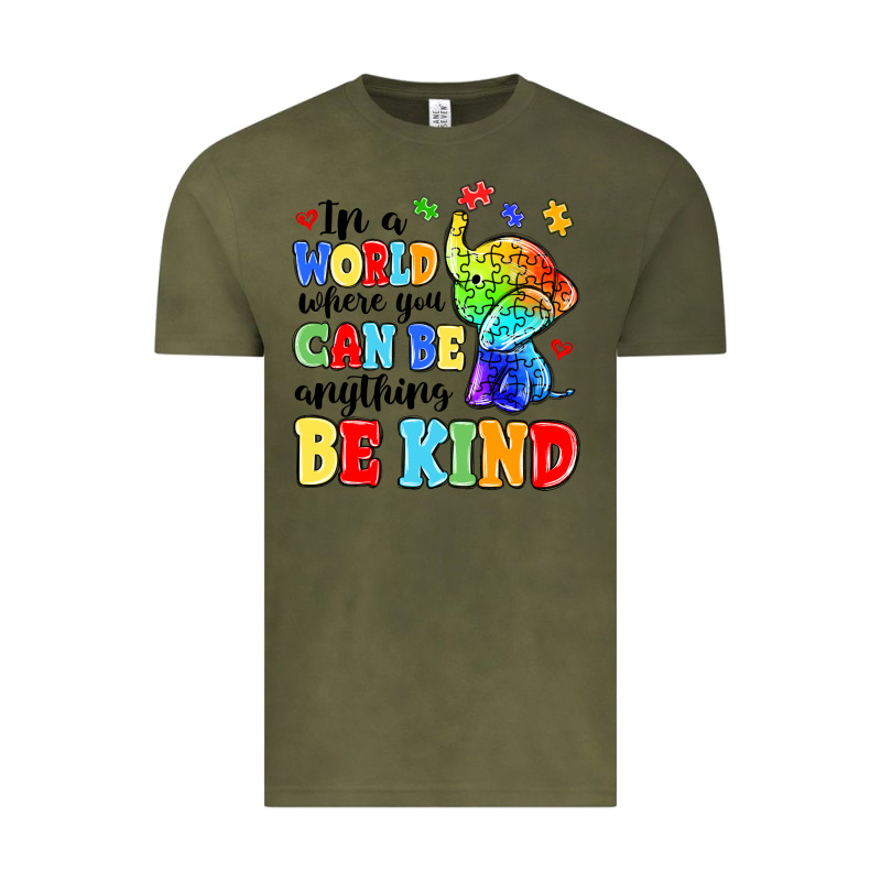 In A World Where You Can Be Anything Be Kind Vintage Tee by MaliasSmallBusiness | Teevron