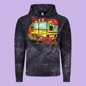 This Is How I Roll Vintage Hoodie Designed By Nancycooperartshop