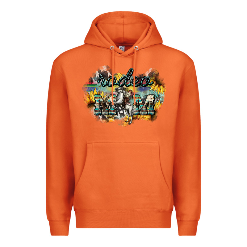 Rodeo Mom Mother's Day Premium Hoodie by HowdyJamesFarm | Teevron