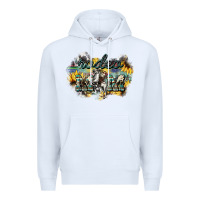 White Rodeo mom mother's day Premium Hoodie - HowdyJamesFarm