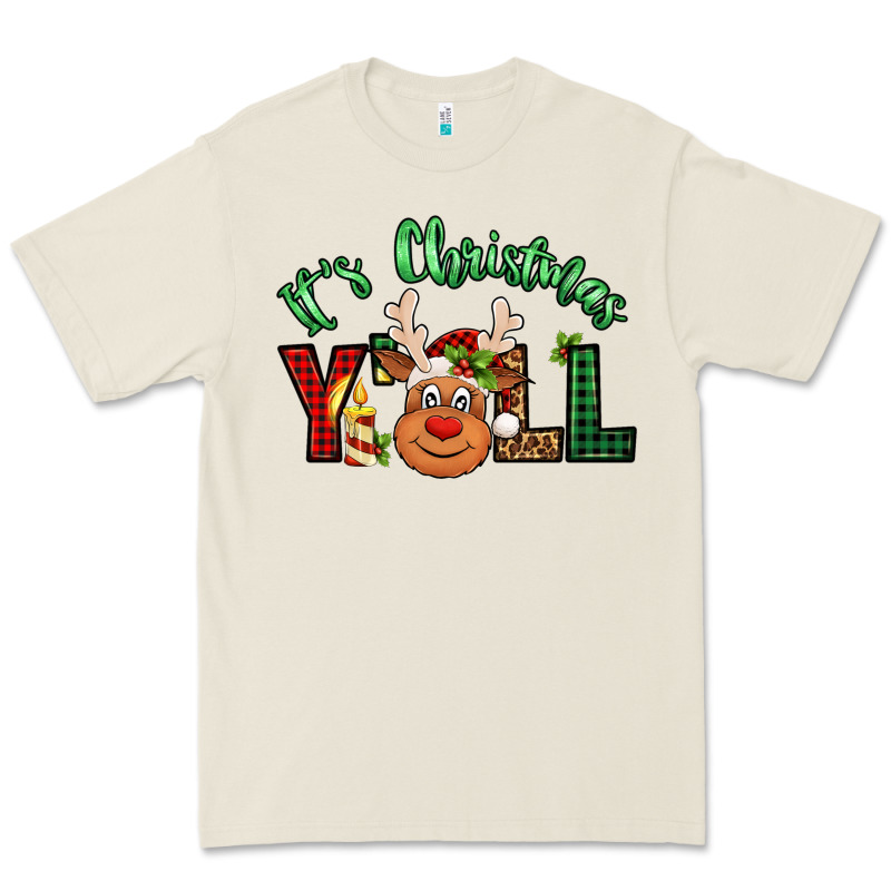 It's Christmas Y'all Reindeer Premium Tee by Jasminsmagicworld | Teevron