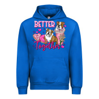 Cobalt Be Mine Valentine Dog Urban Hoodie - CowhideDigitalArt