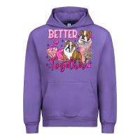 Tulip Be Mine Valentine Dog Urban Hoodie - CowhideDigitalArt