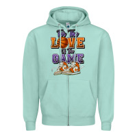 For The Love Of The Game Basketball Zipper Hoodie | Teevron