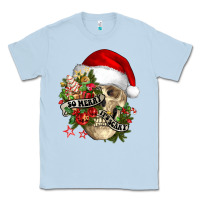 Dusty Blue So merry it's scary Classic Tee - NancyCooperArtShop