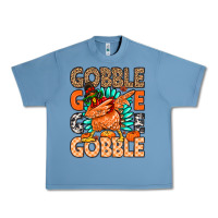Pebble Blue Gobble Gobble Gobble Urban Heavy Tee - MaliasSmallBusiness
