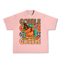 Salmon Gobble Gobble Gobble Urban Heavy Tee - MaliasSmallBusiness