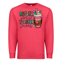 Cardinal coffee gives me teacher powers Premium Sweatshirt - OliviaCreatesArt