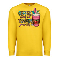 Lemon coffee gives me teacher powers Premium Sweatshirt - OliviaCreatesArt