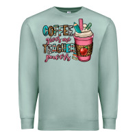 Seafoam coffee gives me teacher powers Premium Sweatshirt - OliviaCreatesArt