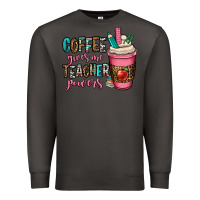 Smoke coffee gives me teacher powers Premium Sweatshirt - OliviaCreatesArt