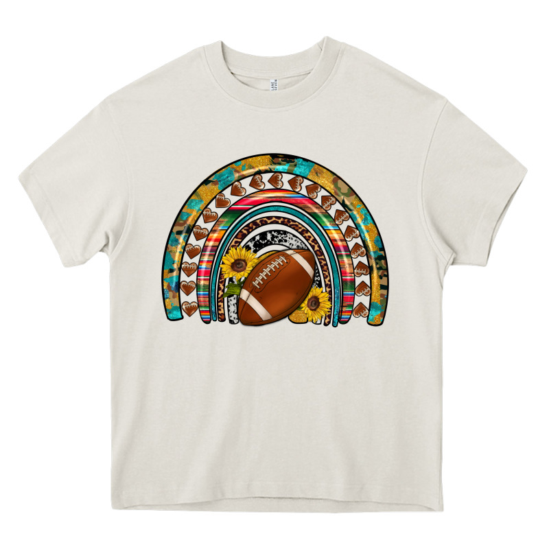 Football Rainbow Heavy Core Tee by Artiststas | Teevron