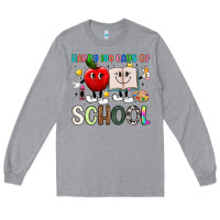 Heather Grey happy 100 days of school Long Sleeve Tee - Artiststas