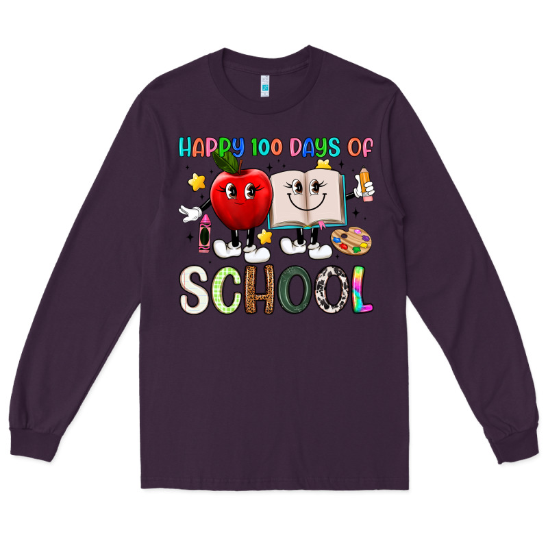 Happy 100 Days Of School Long Sleeve Tee by Artiststas | Teevron