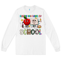 White happy 100 days of school Long Sleeve Tee - Artiststas
