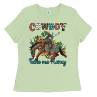 Matcha cowboy take me away rodeo Ladies Tee - Artiststas