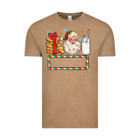 Vintage Coffee christmas santa custom name Vintage Tee - MaliasSmallBusiness