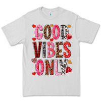 Dove Grey good vibes only Premium Tee - NancyCooperArtShop
