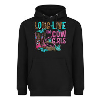 Black long live the cowgirls olivia Heavyweight Hoodie - OliviaCreatesArt
