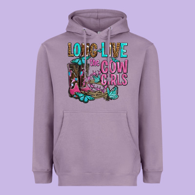 Long Live The Cowgirls Olivia Heavyweight Hoodie Designed By Oliviacreatesart