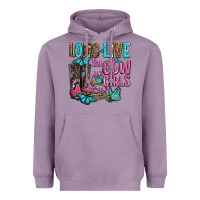 Lavender long live the cowgirls olivia Heavyweight Hoodie - OliviaCreatesArt