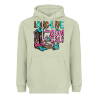 Matcha long live the cowgirls olivia Heavyweight Hoodie - OliviaCreatesArt