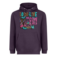 Plum long live the cowgirls olivia Heavyweight Hoodie - OliviaCreatesArt