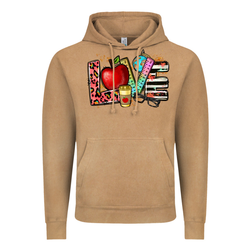 Love Teacher Vintage Hoodie by NancyCooperArtShop | Teevron