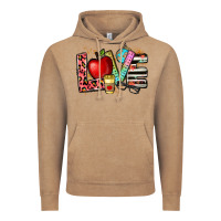 Vintage Coffee love teacher Vintage Hoodie - NancyCooperArtShop