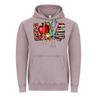 Vintage Zinc love teacher Vintage Hoodie - NancyCooperArtShop