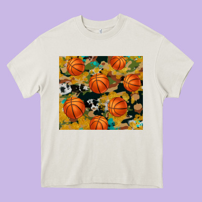 Basketball Tumbler Heavy Core Tee Designed By Artiststas