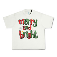 Pistachio merry and bright Urban Heavy Tee - MaliasSmallBusiness