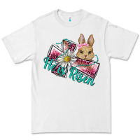White he is risen cross rabbit Premium Tee - BarkalooDesign