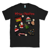 Black Merry Christmas Classic Tee - MaliasSmallBusiness