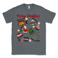 Charcoal Heather Merry Christmas Classic Tee - MaliasSmallBusiness