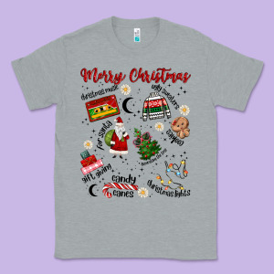 Merry Christmas Classic Tee Designed By Maliassmallbusiness