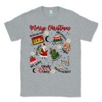 Heather Grey Merry Christmas Classic Tee - MaliasSmallBusiness