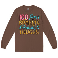 Chestnut 100 days of sparkle learning and loughs Long Sleeve Tee - Artiststas