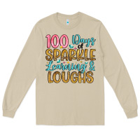 Mushroom 100 days of sparkle learning and loughs Long Sleeve Tee - Artiststas