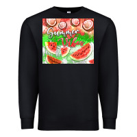Black Watermelon and coconut summer 20oz skinny tumbler Premium Sweatshirt - FaDigitalArtStudio
