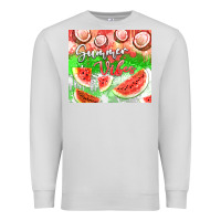 Dove Grey Watermelon and coconut summer 20oz skinny tumbler Premium Sweatshirt - FaDigitalArtStudio