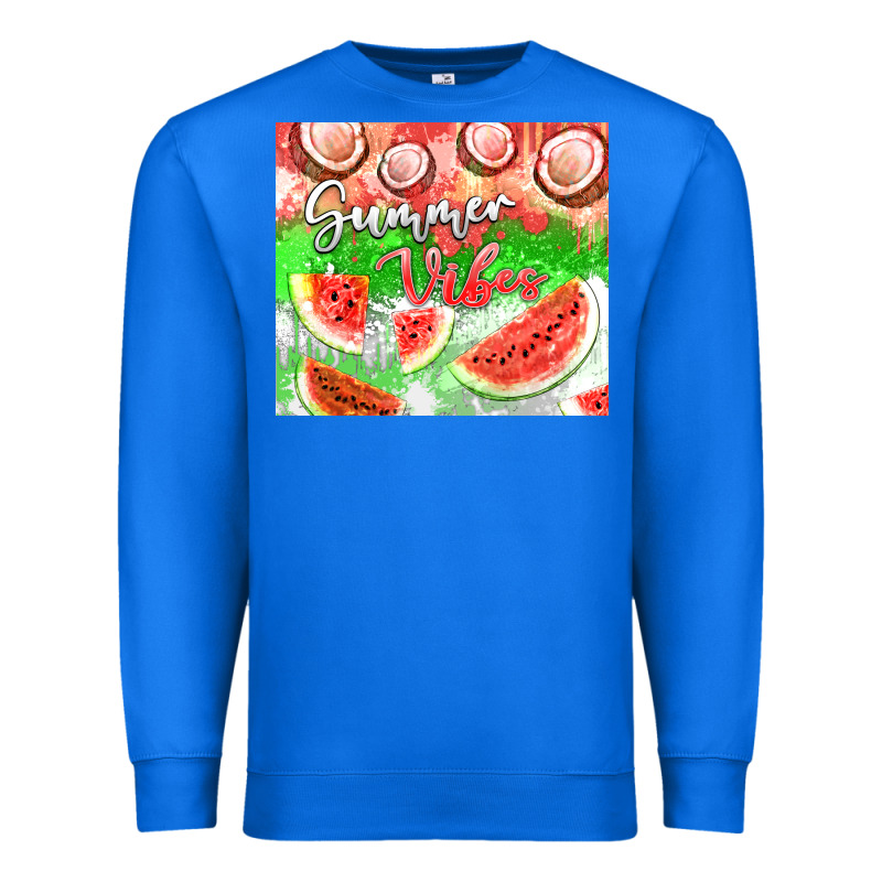 Watermelon And Coconut Summer 20oz Skinny Tumbler Premium Sweatshirt by FaDigitalArtStudio | Teevron