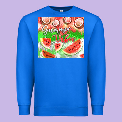 Watermelon And Coconut Summer 20oz Skinny Tumbler Premium Sweatshirt Designed By Fadigitalartstudio