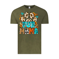 Vintage Olive fur mama Vintage Tee - MaliasSmallBusiness