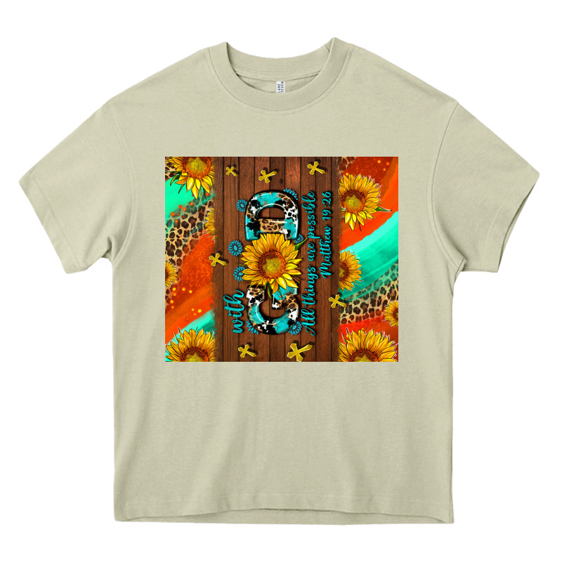 With God All Things Are Possible Heavy Core Tee by AdoDesignShop | Teevron